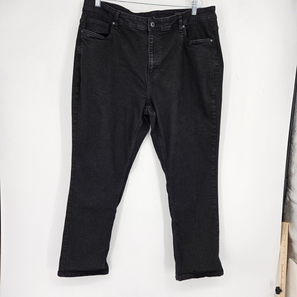 The Perfect Jean NYC Jeans Mens 42x30 Black Athletic Fit Stretch TPJ Casual